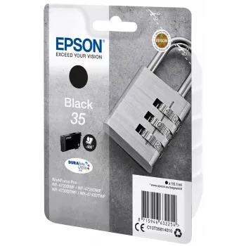 Patrone Epson 35 WF-4720 WF-4720DWF WF-4725DWF WF-4730 WF-4730DTWF WF-4740 WF-4740DTWF Schwarz