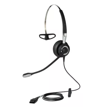 Jabra BIZ 2400 II Mono IP, 3-in-1, Kabelgebunden, Büro/Callcenter, 54 g, Headset, Schwarz, Silber