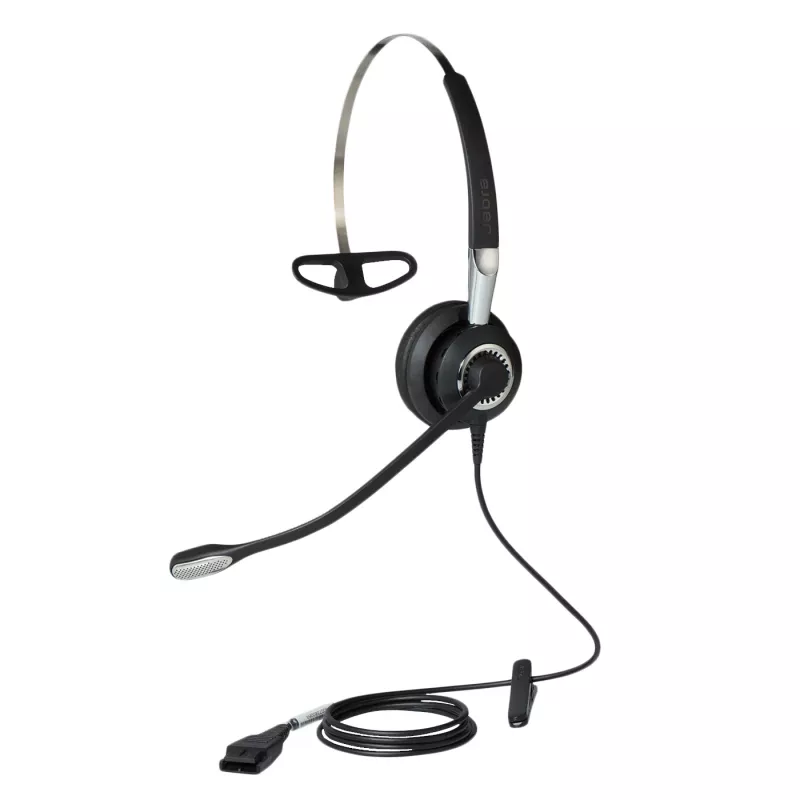 Jabra BIZ 2400 II Mono IP, 3-in-1, Kabelgebunden, Büro/Callcenter, 54 g, Headset, Schwarz, Silber