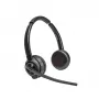 HP Poly Savi 8420 Office Stereo DECT 1880-1900 MHz Headset, kabellos, Büro/Callcenter, 160 g, Headset, Schwarz