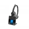 HP Poly Savi 8420 Office Stereo DECT 1880-1900 MHz Headset, kabellos, Büro/Callcenter, 160 g, Headset, Schwarz
