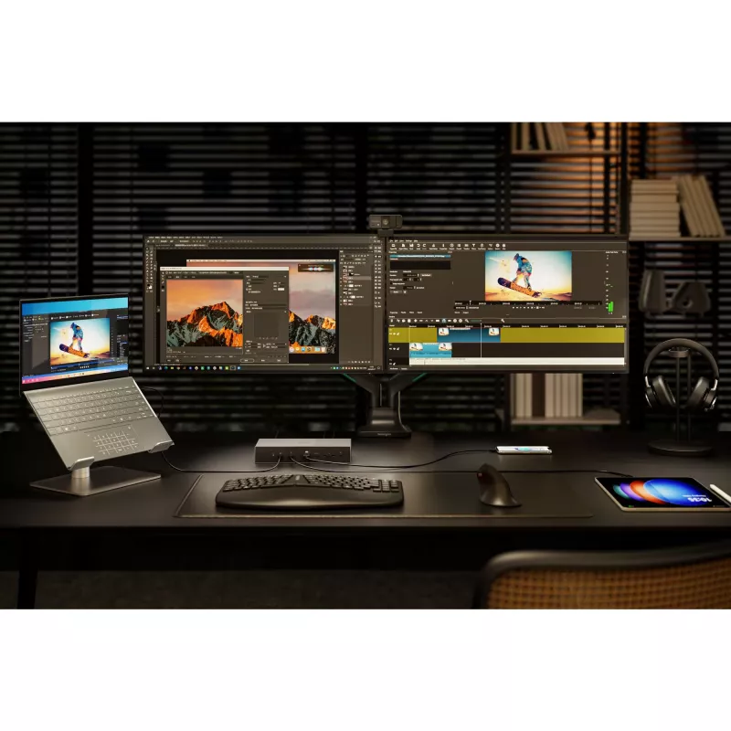 Kensington SD5000T5 EQ Thunderbolt 5 Triple 4K Docking Station mit 140W PD - Windows/macOS