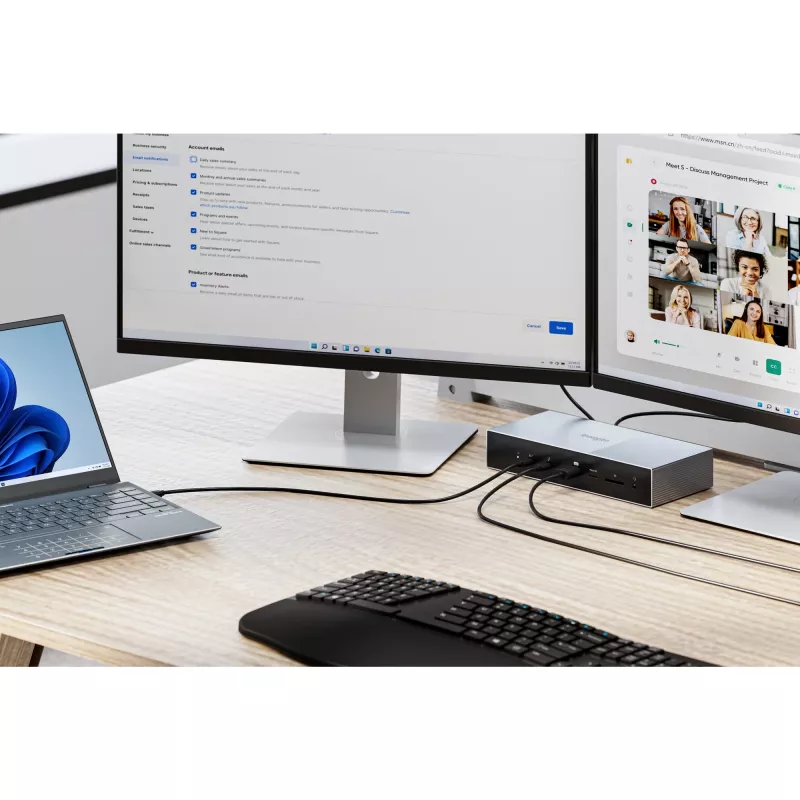 Kensington SD5000T5 EQ Thunderbolt 5 Triple 4K Docking Station mit 140W PD - Windows/macOS