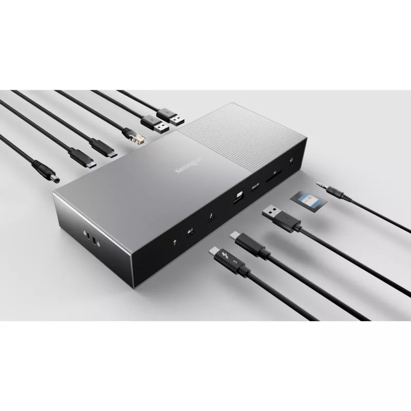 Kensington SD5000T5 EQ Thunderbolt 5 Triple 4K Docking Station mit 140W PD - Windows/macOS