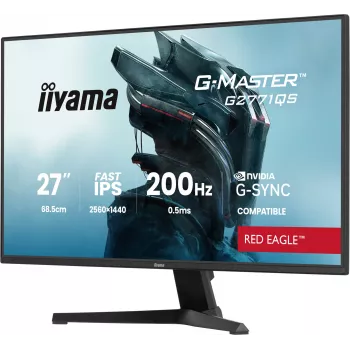 iiyama G-MASTER G2771QS-B1 Computer Monitor 68,6 cm (27 Zoll) 2560 x 1440 Pixel Wide Quad HD Schwarz