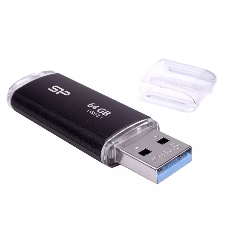 SILICON POWER USB Stick - 64GB Silicon Power USB3.2 B02 Schwarz