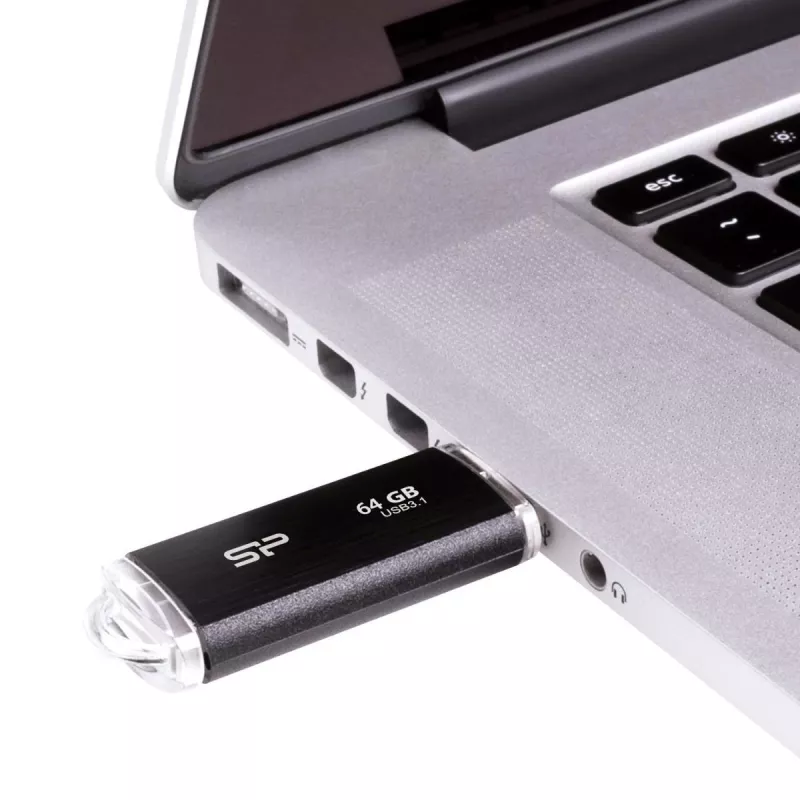 SILICON POWER USB Stick - 64GB Silicon Power USB3.2 B02 Schwarz