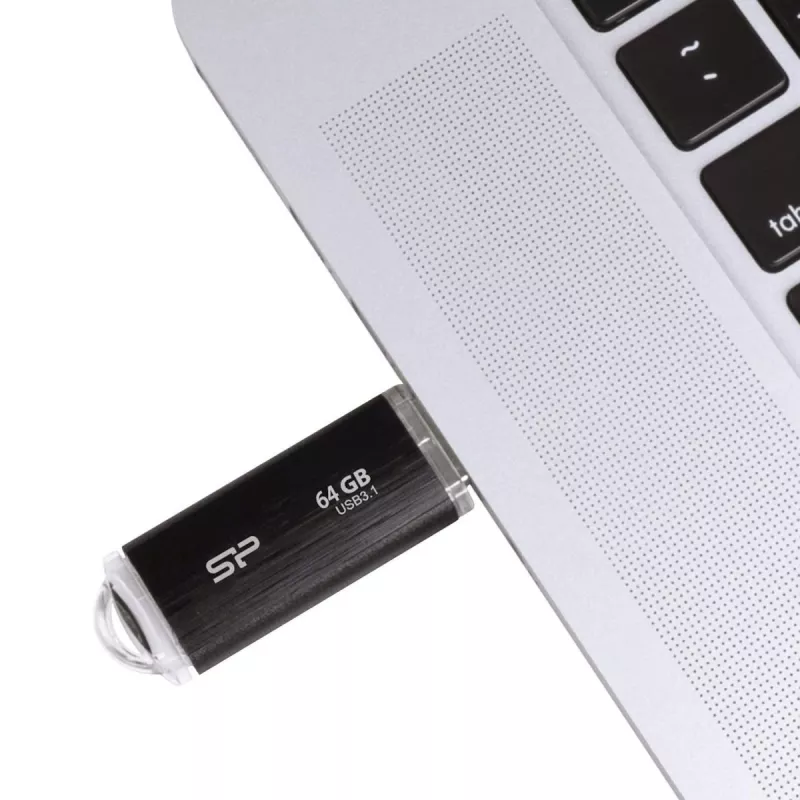 SILICON POWER USB Stick - 64GB Silicon Power USB3.2 B02 Schwarz