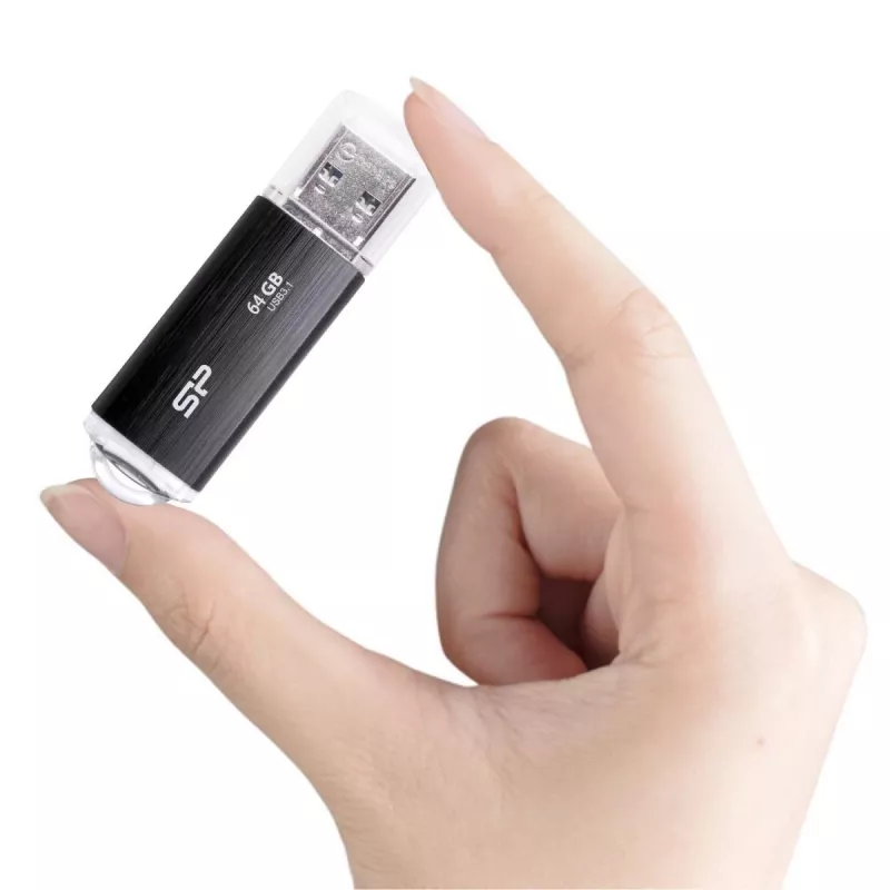 SILICON POWER USB Stick - 64GB Silicon Power USB3.2 B02 Schwarz