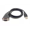 Equip USB-A auf Seriell (DB9) Kabel, M/M 1,5m, Schwarz, 1,5 m, USB Typ-A, DB-9, Stecker, Stecker