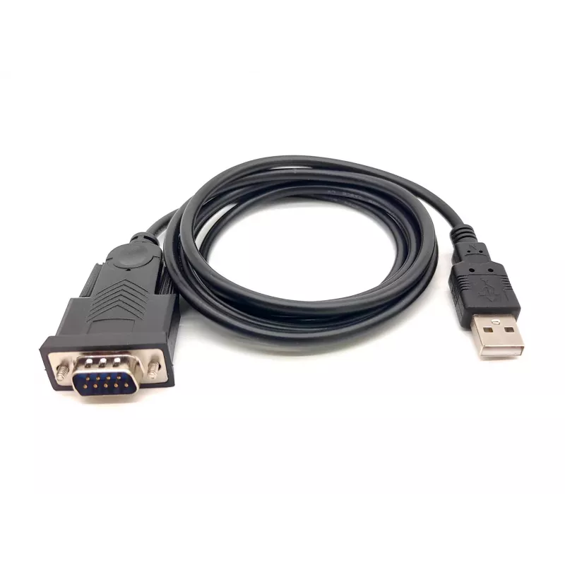 Equip USB-A auf Seriell (DB9) Kabel, M/M 1,5m, Schwarz, 1,5 m, USB Typ-A, DB-9, Stecker, Stecker