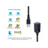 Equip USB-A auf Seriell (DB9) Kabel, M/M 1,5m, Schwarz, 1,5 m, USB Typ-A, DB-9, Stecker, Stecker