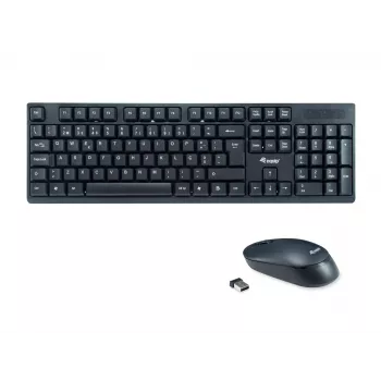 Equip Funk-Tastatur- und Maus-Set PT-Layout Vollgröße 105 Tasten