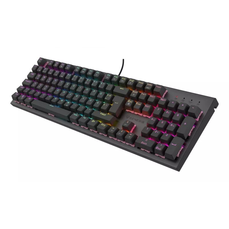 GENESIS NKG-2179 Tastatur Gaming USB QWERTZ Deutsch Schwarz