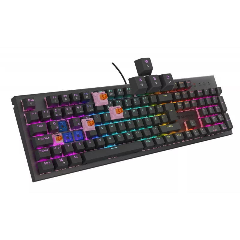 GENESIS NKG-2179 Tastatur Gaming USB QWERTZ Deutsch Schwarz
