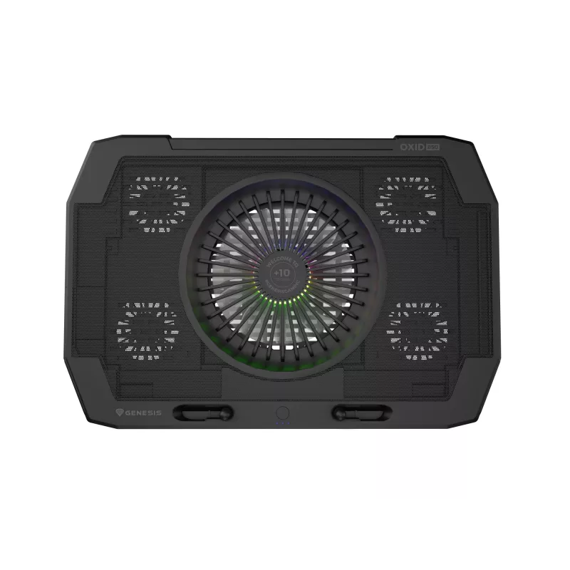 GENESIS Oxid 850 Laptop-Kühlpad 43,9 cm (17,3 Zoll) 2500 U/min Schwarz