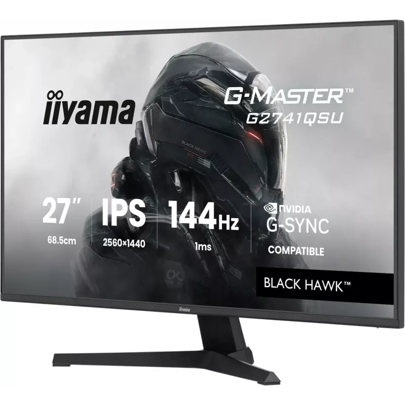 iiyama G-MASTER G2741QSU-B1 Computer Monitor 68,6 cm (27 Zoll) 2560 x 1440 Pixel 4K Ultra HD QLED Schwarz