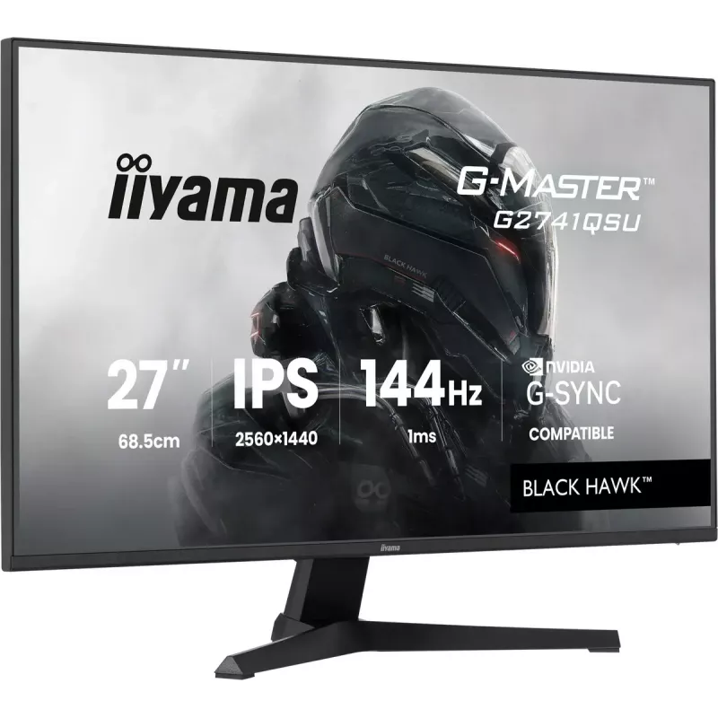 iiyama G-MASTER G2741QSU-B1 Computer Monitor 68,6 cm (27 Zoll) 2560 x 1440 Pixel 4K Ultra HD QLED Schwarz