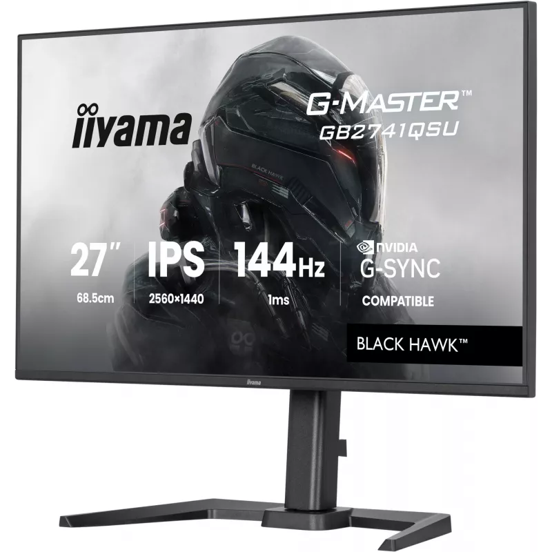 iiyama G-MASTER GB2741QSU-B1 Computer Monitor 68,6 cm (27 Zoll) 2560 x 1440 Pixel 4K Ultra HD LED Schwarz
