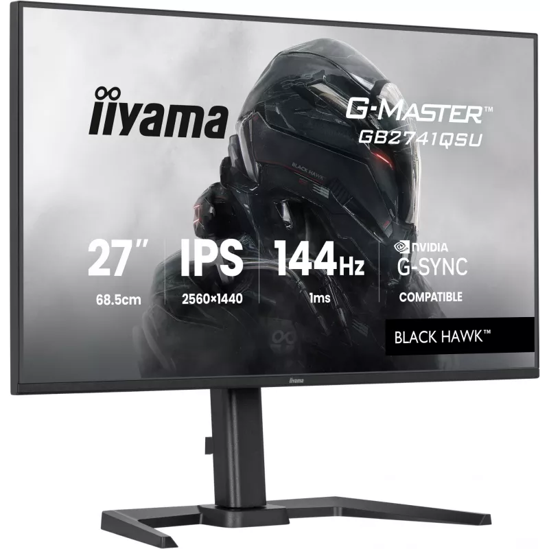 iiyama G-MASTER GB2741QSU-B1 Computer Monitor 68,6 cm (27 Zoll) 2560 x 1440 Pixel 4K Ultra HD LED Schwarz