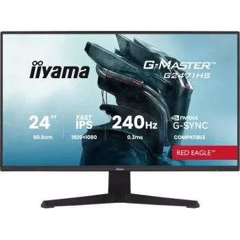 iiyama G-MASTER G2471HS-B1 Computer-Monitor 60,5 cm (23,8 Zoll) 1920 x 1080 Pixel Full HD Schwarz