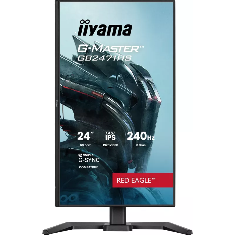 iiyama G-MASTER GB2471HS-B1 Computer-Monitor 60,5 cm (23,8 Zoll) 1920 x 1080 Pixel Full HD Schwarz