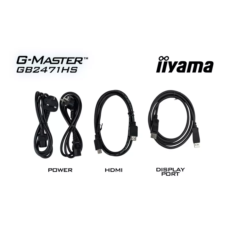 iiyama G-MASTER GB2471HS-B1 Computer-Monitor 60,5 cm (23,8 Zoll) 1920 x 1080 Pixel Full HD Schwarz