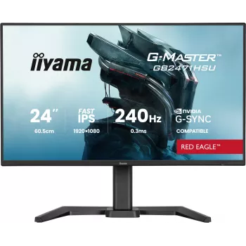 iiyama G-MASTER GB2471HSU-B1 Computer Monitor 60,5 cm (23,8 Zoll) 1920 x 1080 Pixel Full HD Schwarz