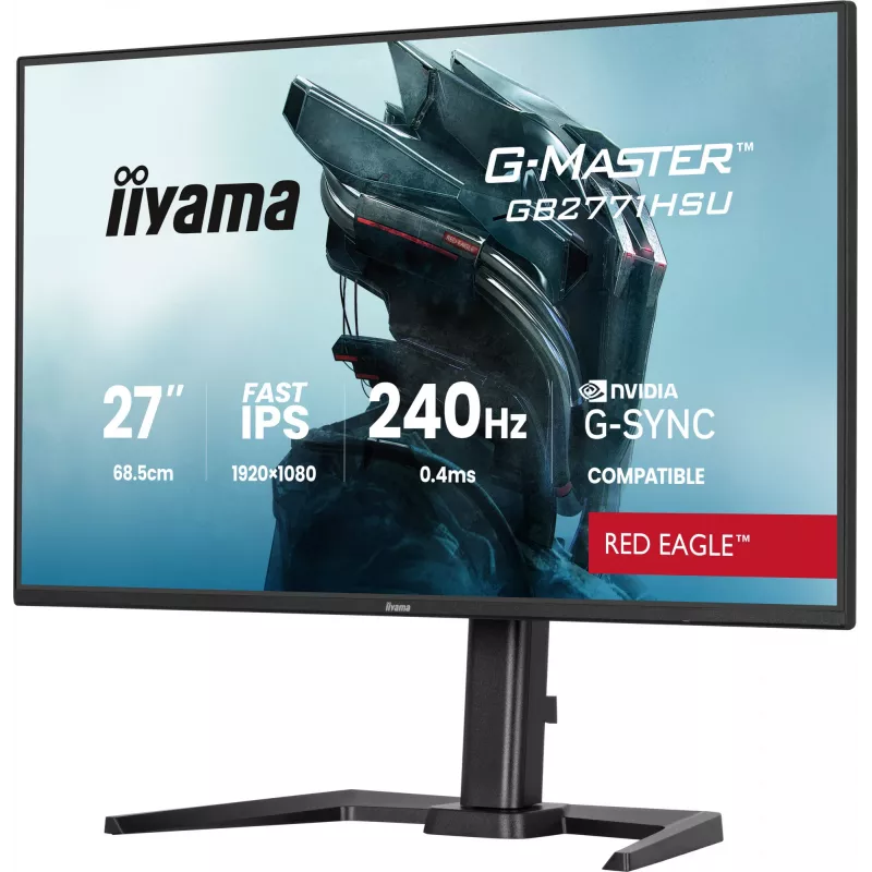 iiyama G-MASTER GB2771HSU-B1 Computer Monitor 68,6 cm (27 Zoll) 1920 x 1080 Pixel Full HD Schwarz
