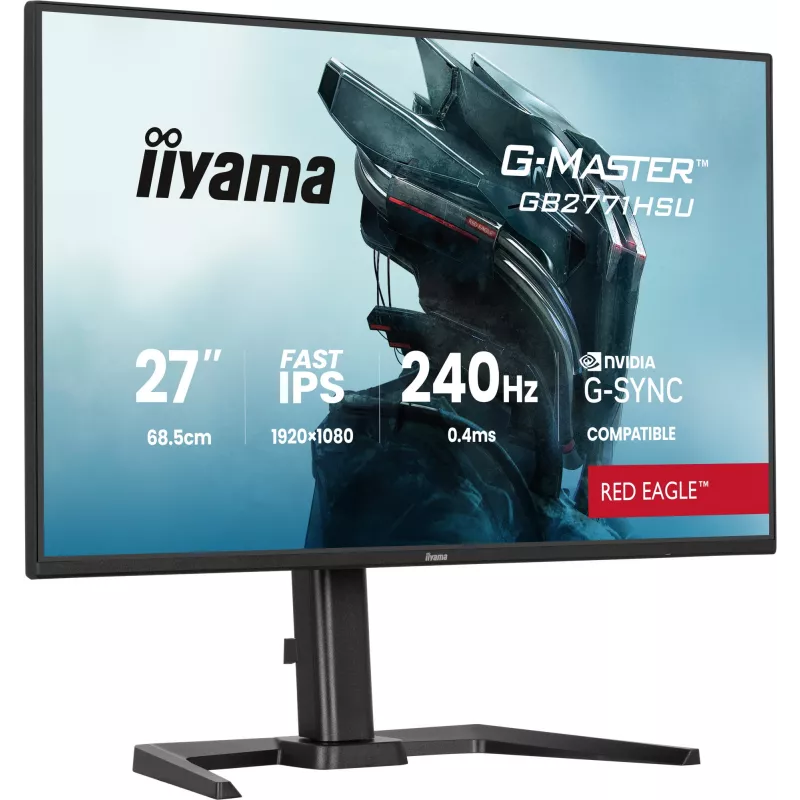 iiyama G-MASTER GB2771HSU-B1 Computer Monitor 68,6 cm (27 Zoll) 1920 x 1080 Pixel Full HD Schwarz