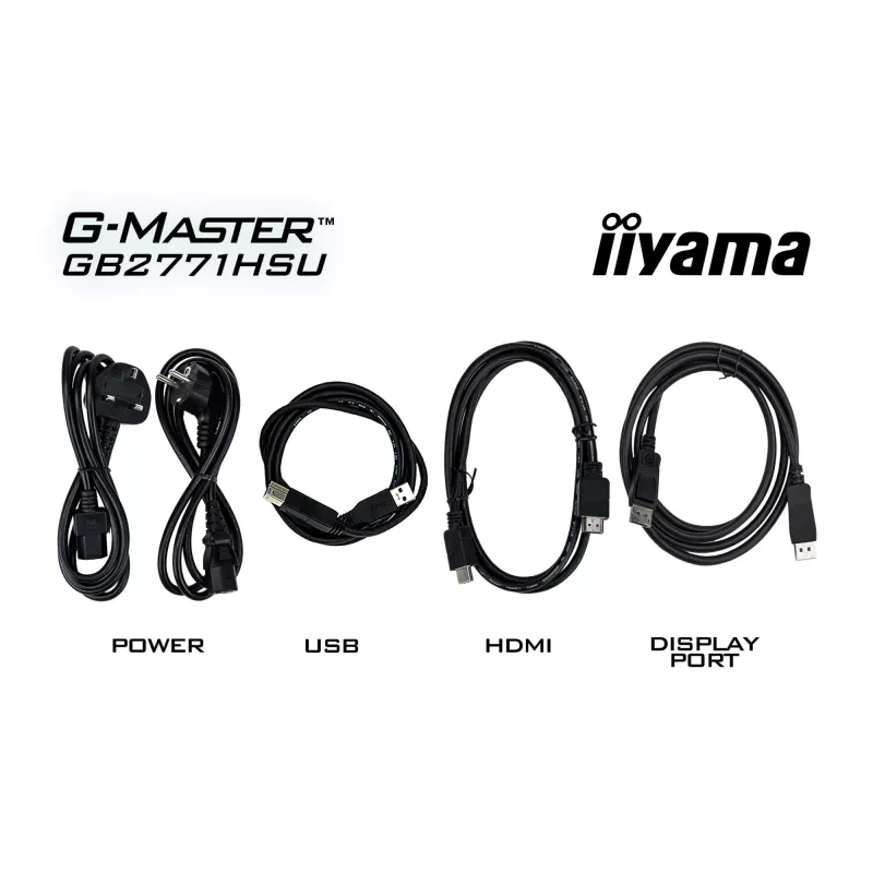 iiyama G-MASTER GB2771HSU-B1 Computer Monitor 68,6 cm (27 Zoll) 1920 x 1080 Pixel Full HD Schwarz