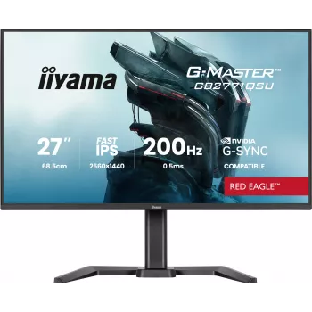 iiyama G-MASTER GB2771QSU-B1 Computer Monitor 68,6 cm (27 Zoll) 2560 x 1440 Pixel Wide Quad HD Schwarz