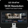 LG 40U990A-W Computer-Monitor 101,6 cm (40 Zoll) 5120 x 2160 Pixel WUHD Schwarz