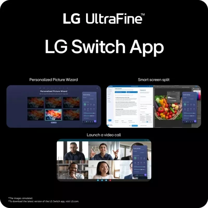LG 40U990A-W Computer-Monitor 101,6 cm (40 Zoll) 5120 x 2160 Pixel WUHD Schwarz