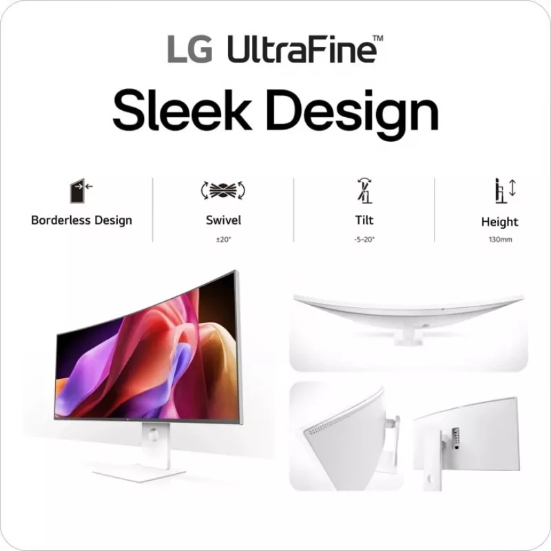 LG 40U990A-W Computer-Monitor 101,6 cm (40 Zoll) 5120 x 2160 Pixel WUHD Schwarz