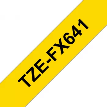 Brother TZE-FX641 TZE-FX Klebeband schwarz auf gelb TZ