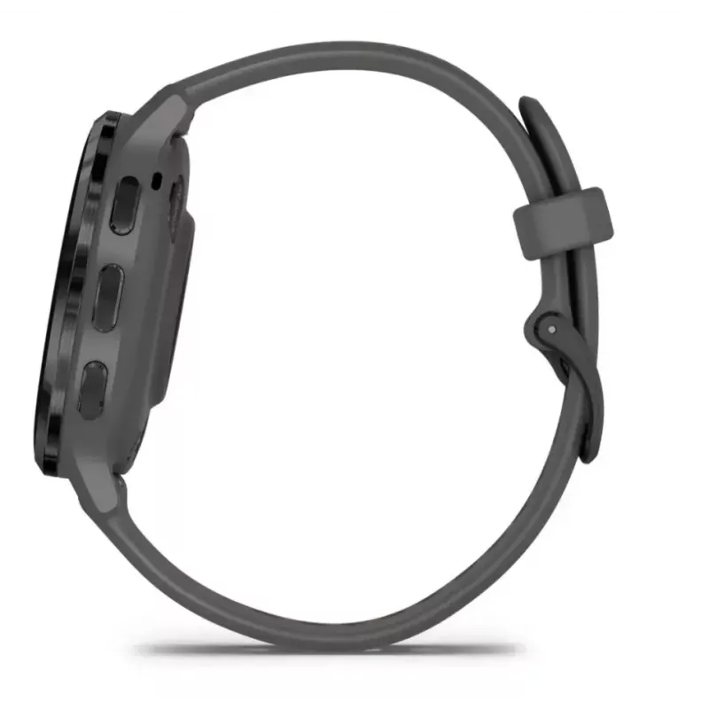 Smartwatch GARMIN Venu 3S — 41 mm graues Polymergehäuse, 1,2 Zoll AMOLED, 10 Tage Akkulaufzeit, 5 ATM