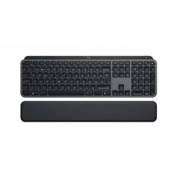 LOGITECH Mx Keys S Tastatur mit Handballenauflage Graphit QWERTZ Schweizer Layout