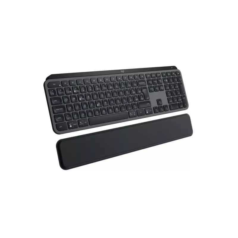 LOGITECH Mx Keys S Tastatur mit Handballenauflage Graphit QWERTZ Schweizer Layout