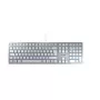CHERRY KC 6000 schlank Kabelgebundene Tastatur, Silber/Weiß, USB (QWERTY – UK)