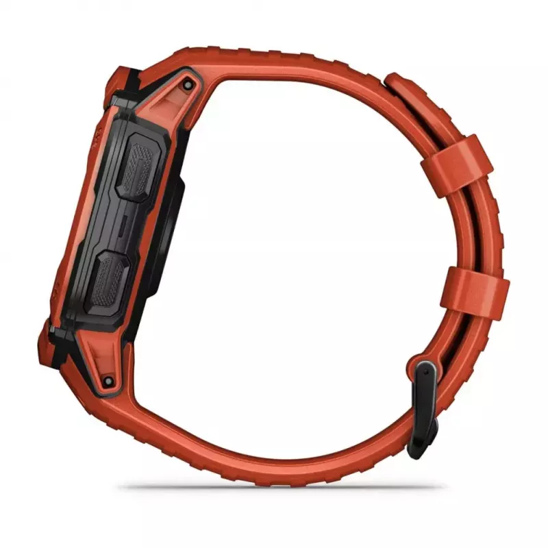 Smartwatch GARMIN Instinct 2X Solar – Sportuhr, 50 mm Polymergehäuse, Solarladung, GPS (GPS/GLONASS/Galileo), 10 ATM, Silikonarmband