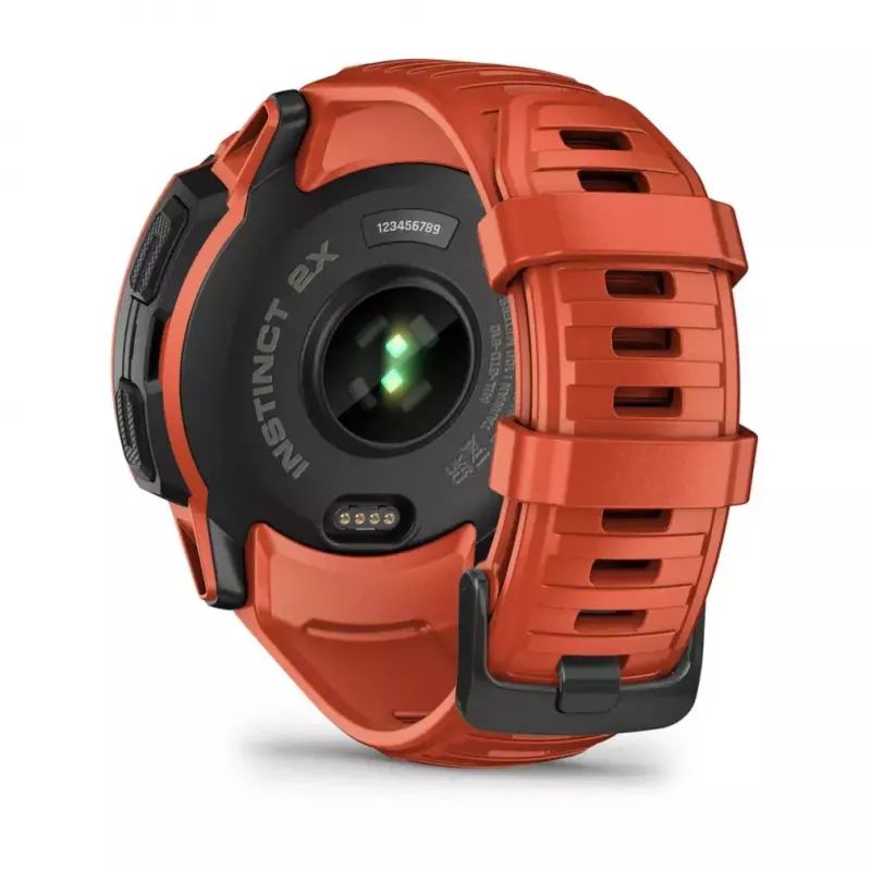 Smartwatch GARMIN Instinct 2X Solar – Sportuhr, 50 mm Polymergehäuse, Solarladung, GPS (GPS/GLONASS/Galileo), 10 ATM, Silikonarmband