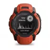 Smartwatch GARMIN Instinct 2X Solar – Sportuhr, 50 mm Polymergehäuse, Solarladung, GPS (GPS/GLONASS/Galileo), 10 ATM, Silikonarmband