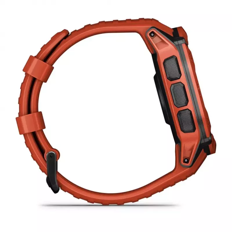 Smartwatch GARMIN Instinct 2X Solar – Sportuhr, 50 mm Polymergehäuse, Solarladung, GPS (GPS/GLONASS/Galileo), 10 ATM, Silikonarmband