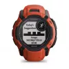 Smartwatch GARMIN Instinct 2X Solar – Sportuhr, 50 mm Polymergehäuse, Solarladung, GPS (GPS/GLONASS/Galileo), 10 ATM, Silikonarmband