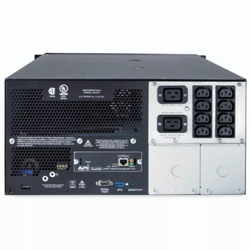 APC Smart-UPS SUA5000RMI5U - 5000VA, 8x C13, 2x C19 Steckdose, NMC, Rackmount/Tower
