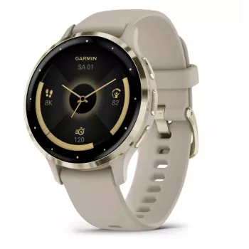GARMIN INTERNATIONAL Venu 3S - 41 mm - Smartwatch mit Armband - Französisch - Grau