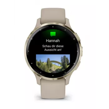 GARMIN INTERNATIONAL Venu 3S - 41 mm - Smartwatch mit Armband - Französisch - Grau