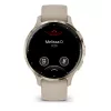 GARMIN INTERNATIONAL Venu 3S - 41 mm - Smartwatch mit Armband - Französisch - Grau