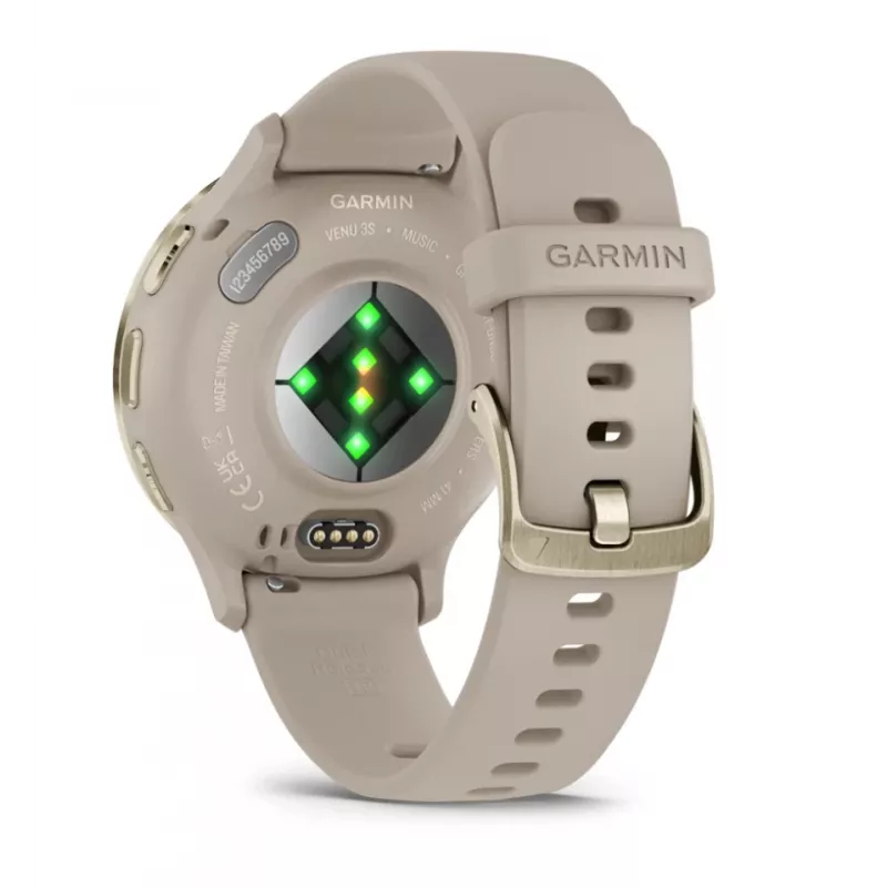 GARMIN INTERNATIONAL Venu 3S - 41 mm - Smartwatch mit Armband - Französisch - Grau